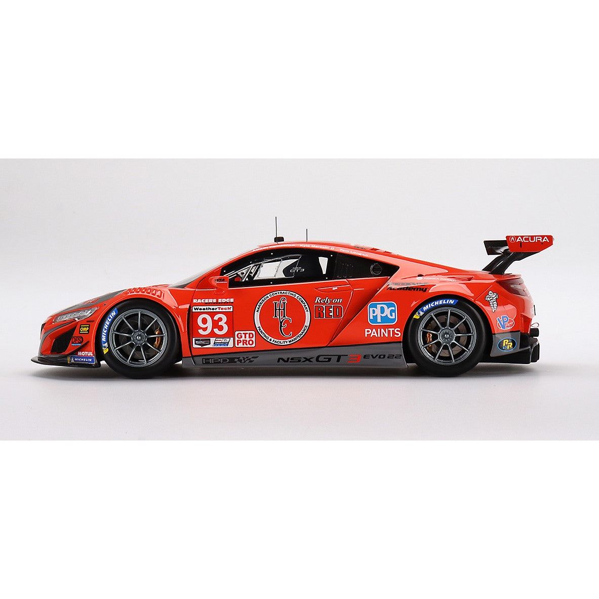 1/18 Acura NSX GT3 EVO22 #93 WTR Racers Edge 2022 Sebring 12 Hr