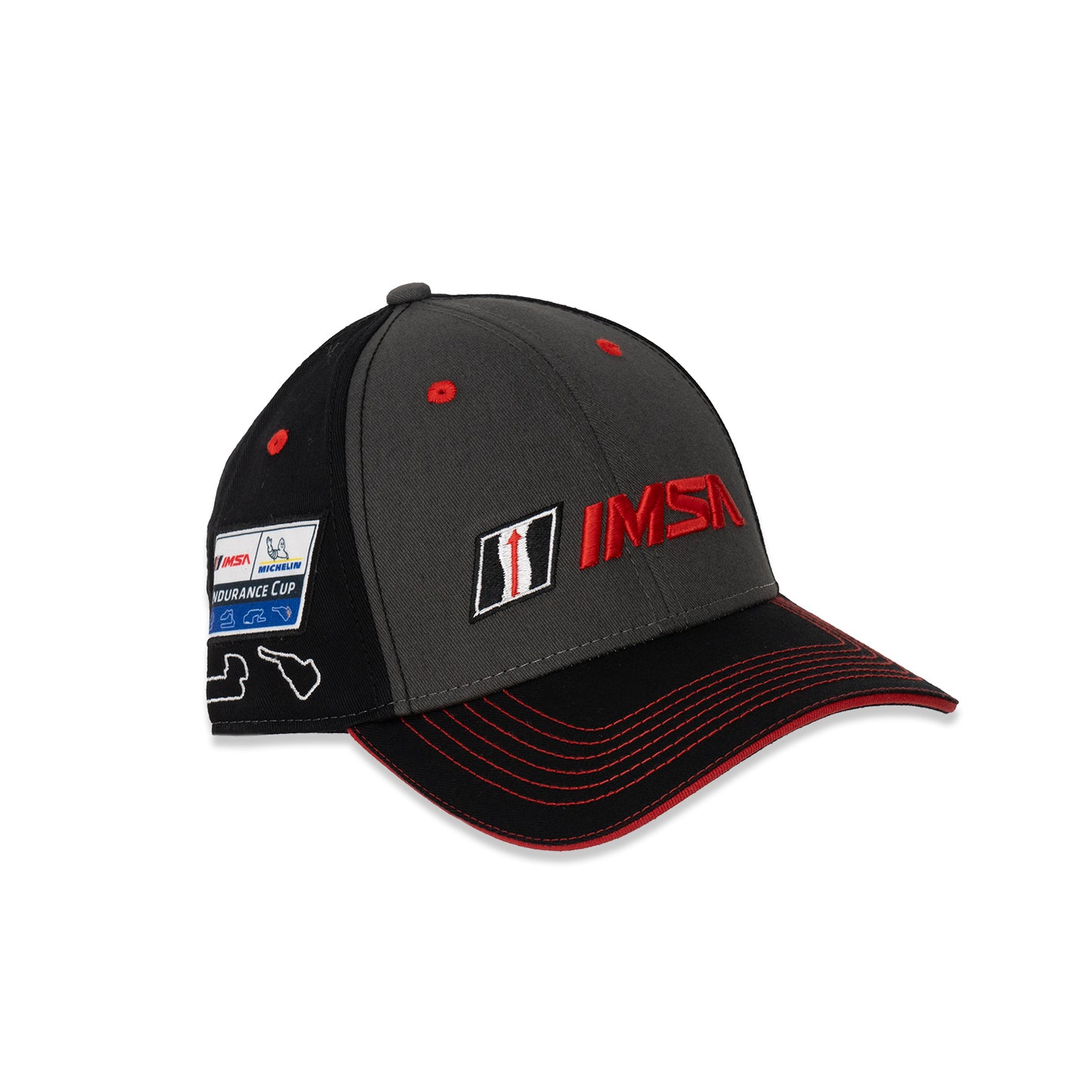 2023 Track Outline Hat - Heather Grey / Black