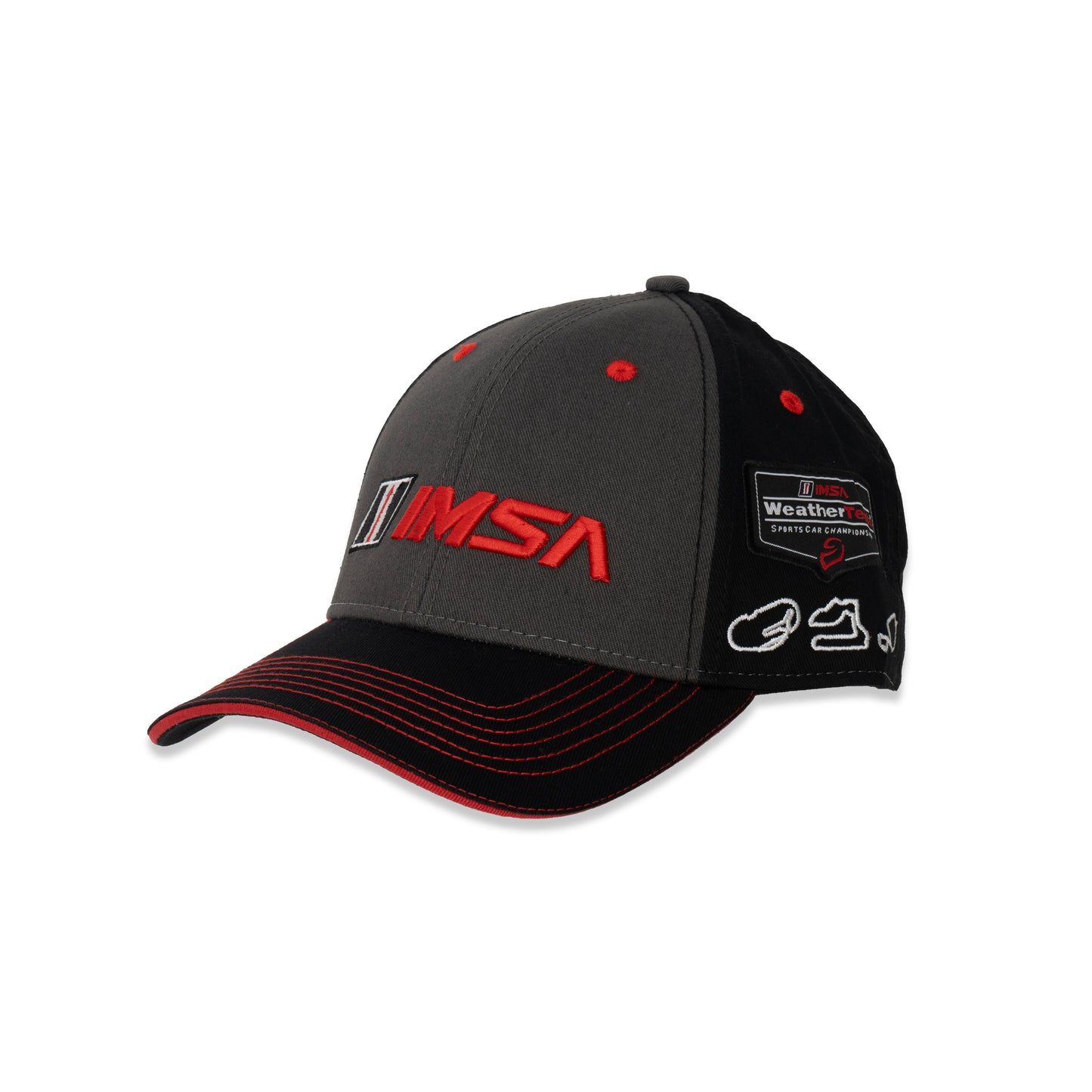 2023 Track Outline Hat - Heather Grey / Black