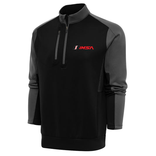 IMSA Team Men's 1/4 Zip Pullover - Black/Carbon