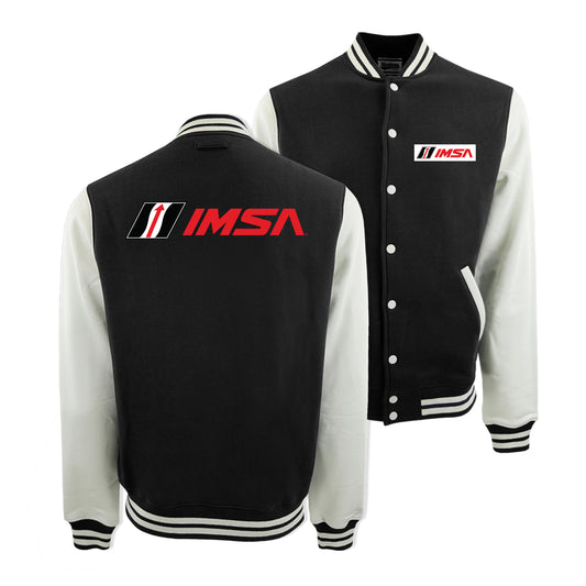 IMSA Varsity Jacket - Black/White
