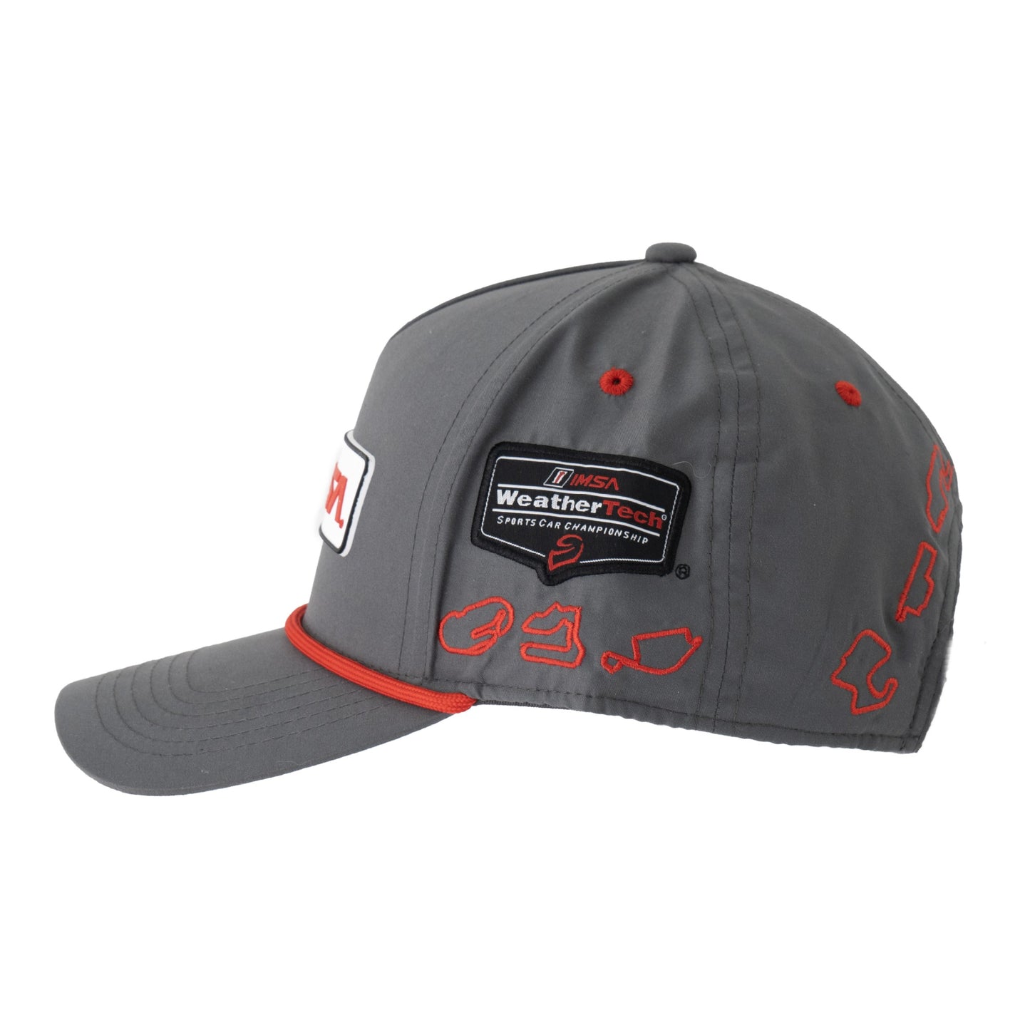 2025 IMSA Track Outline Performance Hat - Charcoal