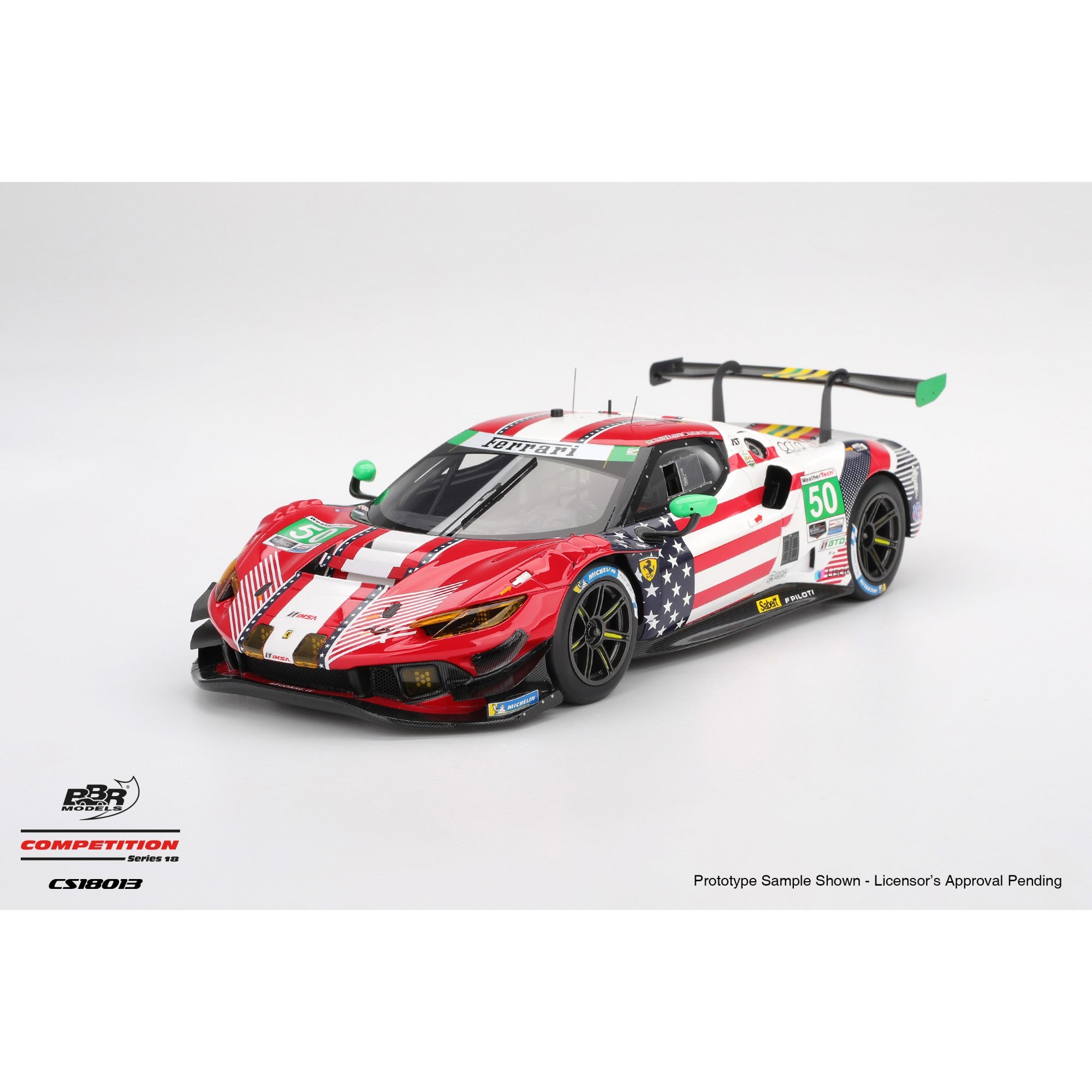 1/18 Ferrari 296 GT3 #50 2025 Daytona – Team IMSA