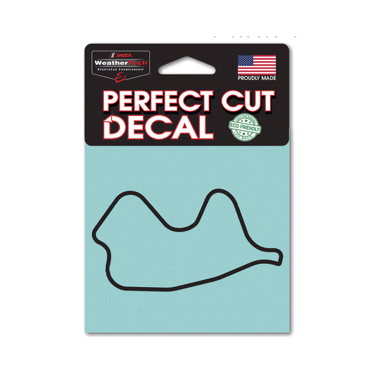 Canadian Tire Motorsport Park Track Outline Black