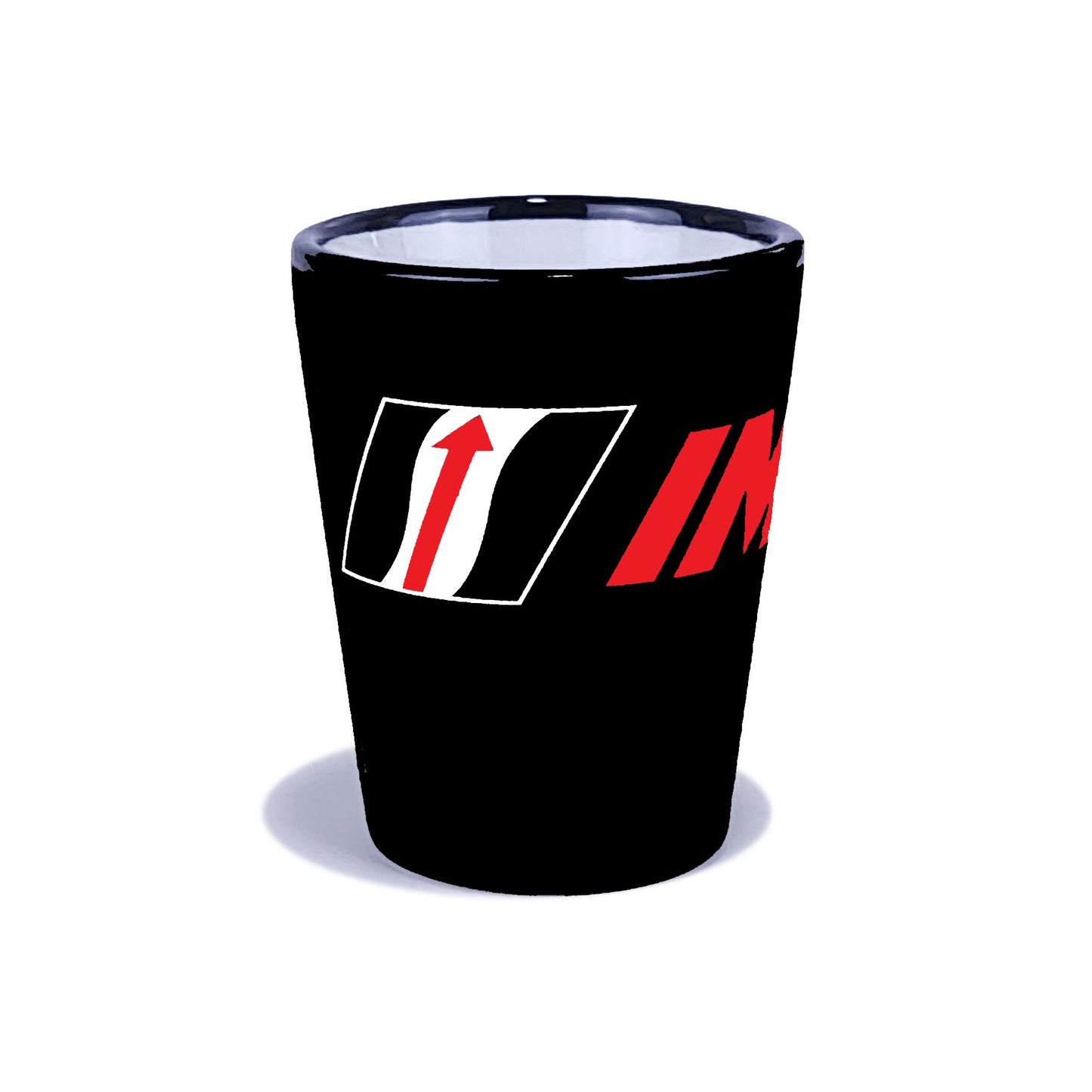 IMSA Shot Glass - Matte Black/White