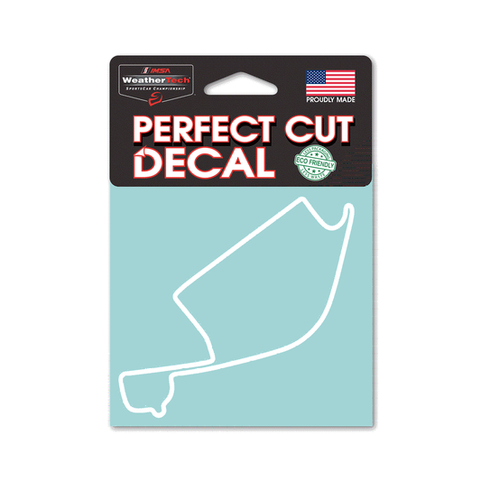 Long Beach Street Circuit Track Outline White