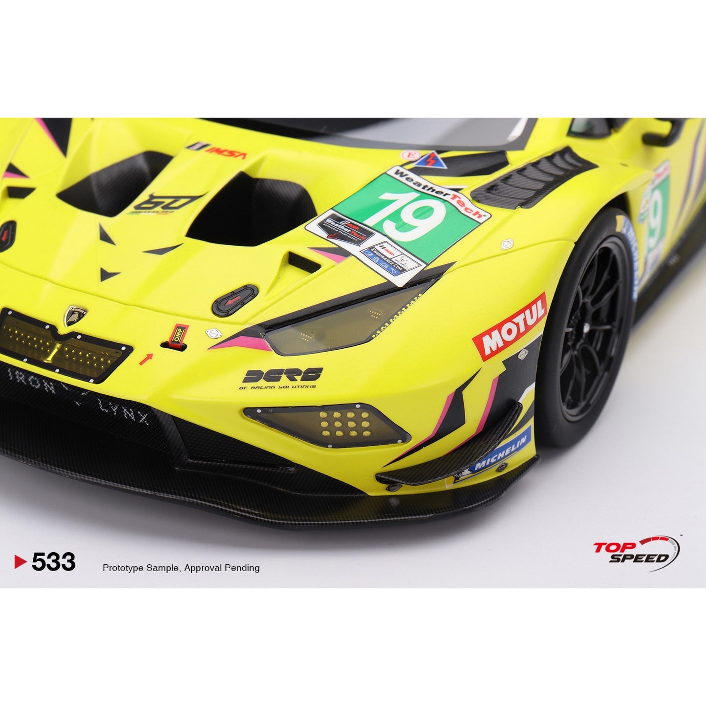 1/18 Lamborghini Huracán GT3 EVO2 #19 Iron Lynx 2023 IMSA Daytona 24 Hrs