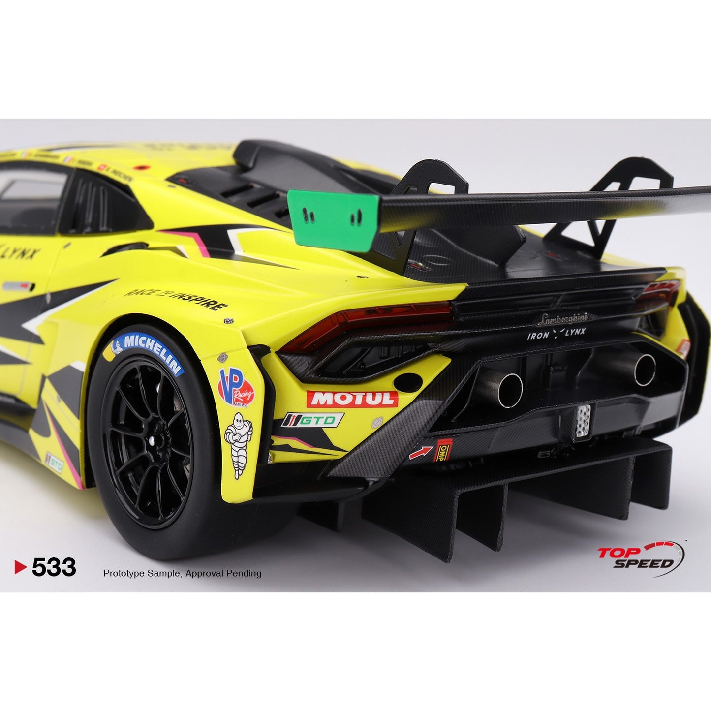 1/18 Lamborghini Huracán GT3 EVO2 #19 Iron Lynx 2023 IMSA Daytona 24 Hrs