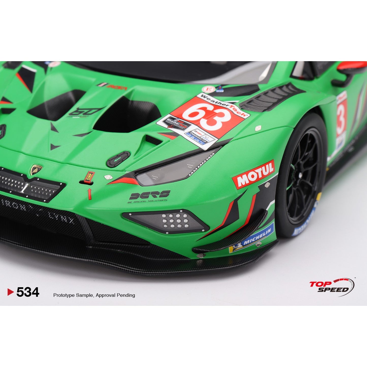 1/18 Lamborghini Huracán GT3 EVO2 #63 Iron Lynx 2023 IMSA Daytona 24 Hrs