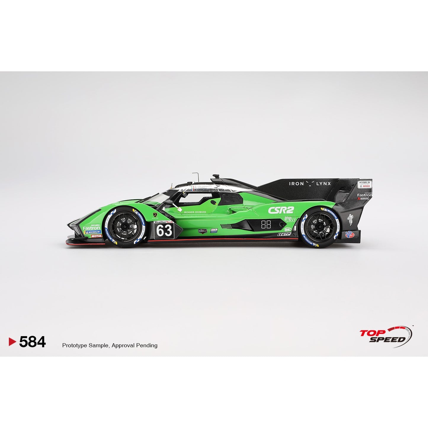 1/18 Lamborghini SC63 #63 Iron lynx 2024 IMSA Sebring 12 Hrs
