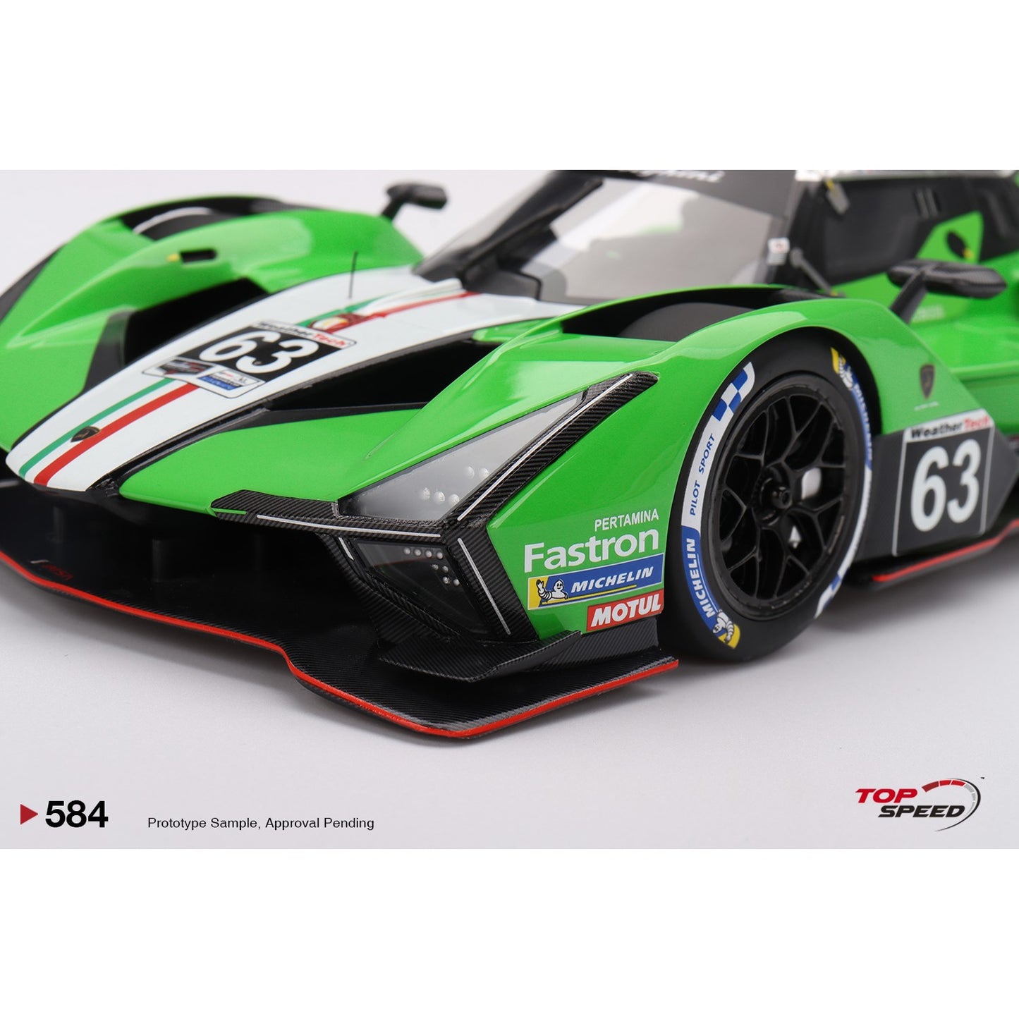 1/18 Lamborghini SC63 #63 Iron lynx 2024 IMSA Sebring 12 Hrs