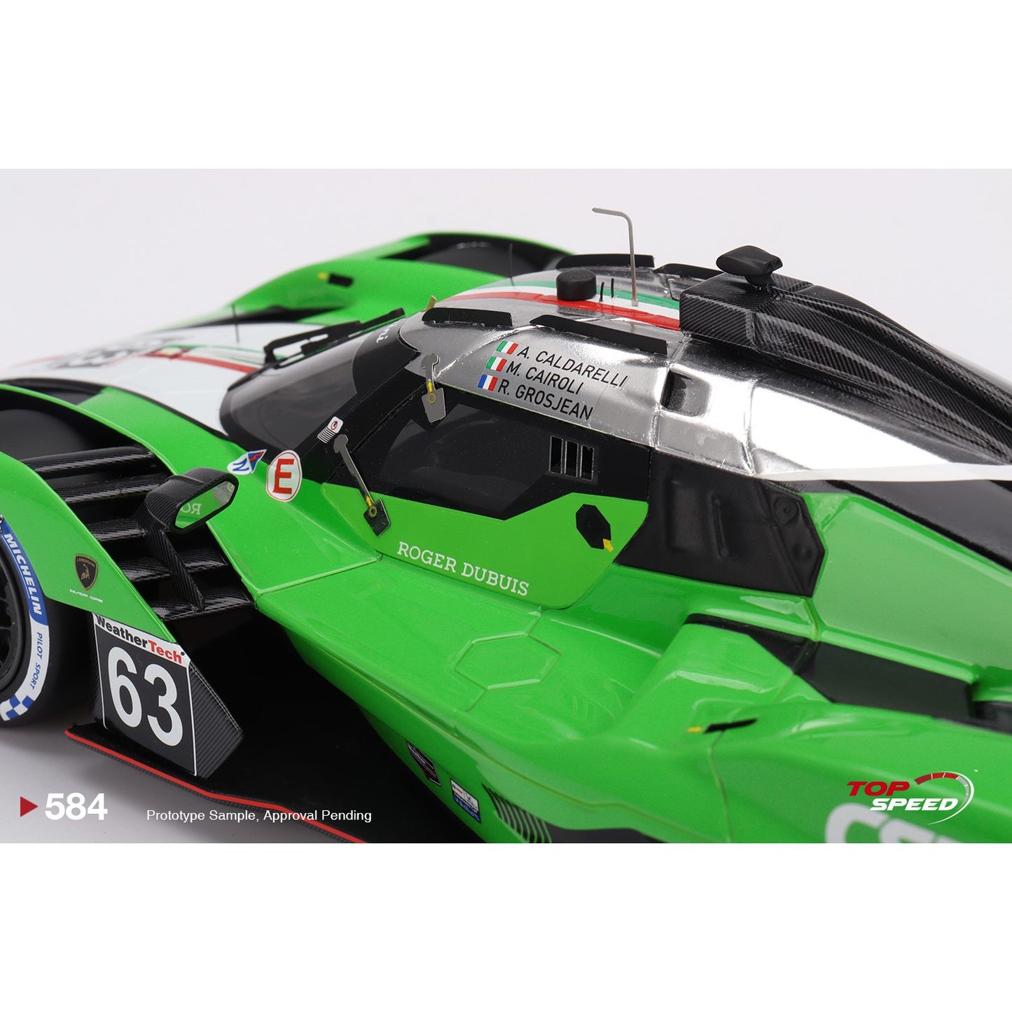 1/18 Lamborghini SC63 #63 Iron lynx 2024 IMSA Sebring 12 Hrs