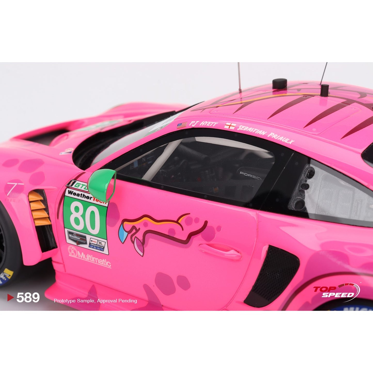 1/18 Porsche 911 GT3 R #80 AO Racing 2023 IMSA Michelin GT Challenge at VIR