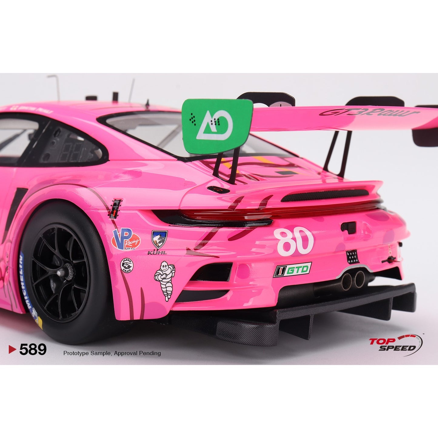 1/18 Porsche 911 GT3 R #80 AO Racing 2023 IMSA Michelin GT Challenge at VIR
