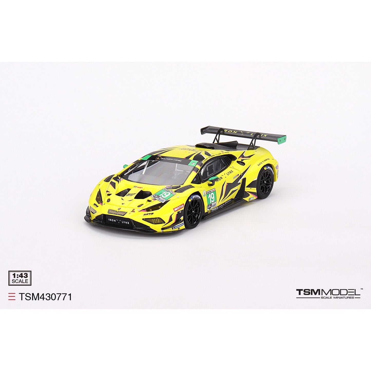 1/43 Lamborghini Huracán GT3 EVO2 #19 Iron Lynx 2023 IMSA Daytona 24 Hrs