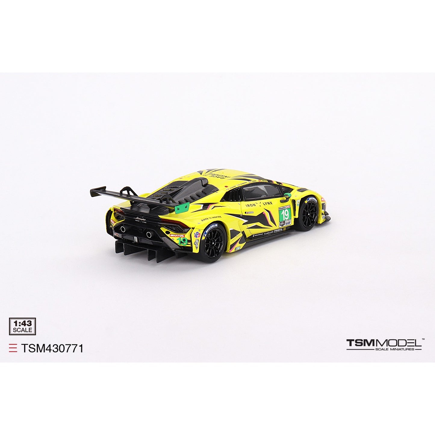 1/43 Lamborghini Huracán GT3 EVO2 #19 Iron Lynx 2023 IMSA Daytona 24 Hrs
