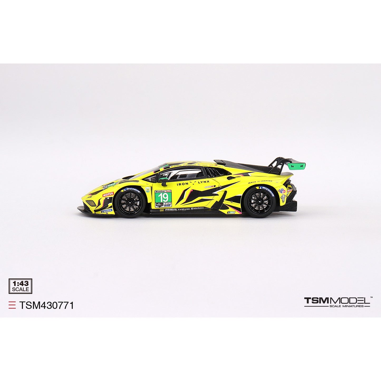 1/43 Lamborghini Huracán GT3 EVO2 #19 Iron Lynx 2023 IMSA Daytona 24 Hrs