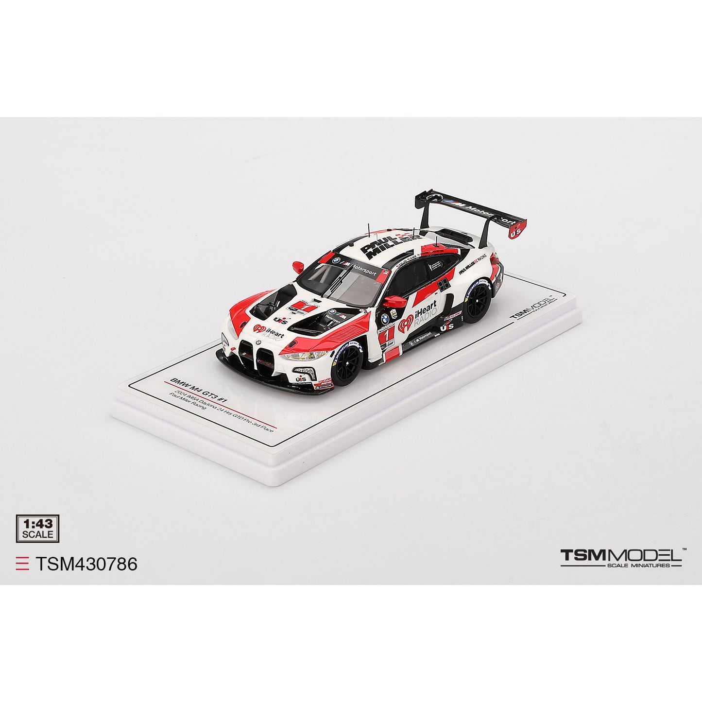 PRE-ORDER 1/43 BMW M4 GT3 #1 Paul Miller Racing 2024 IMSA Daytona 24 Hrs