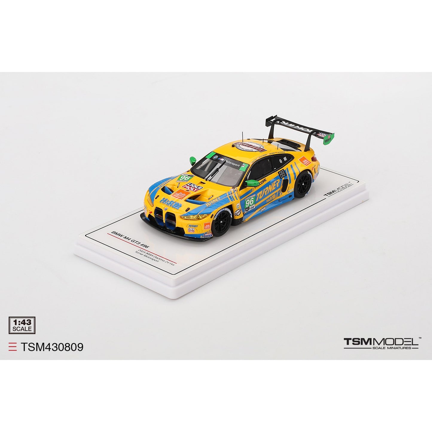 PRE-ORDER 1/43 BMW M4 GT3 #96 Turner Motorsport 2024 IMSA Daytona 24 Hrs