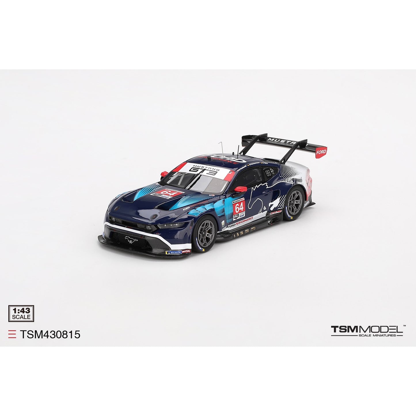 1/43 Ford Mustang GT3 #64 2024 Daytona