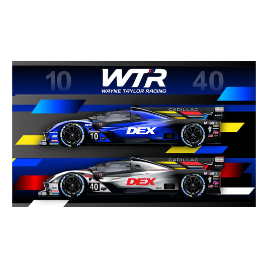 2025 Wayne Taylor Racing Dual Cars Flag