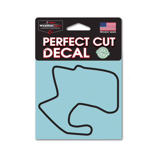 Weathertech Raceway Laguna Seca Track Outline Black