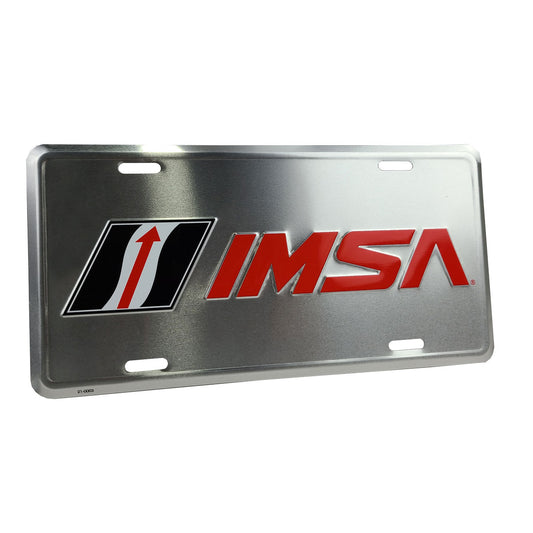 IMSA Embossed License Plate - Aluminium