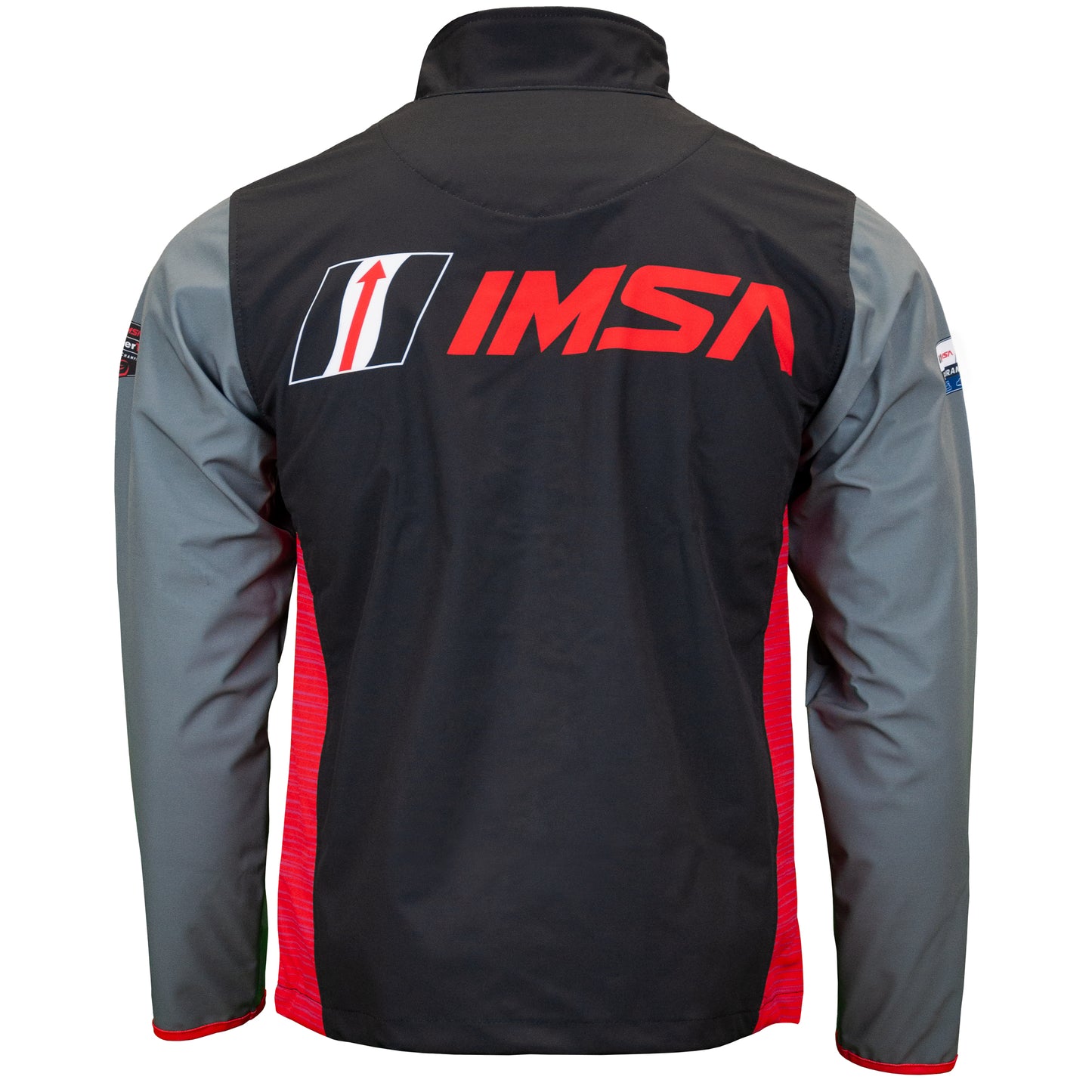 IMSA Soft Shell Jacket - Black/Charcoal/Red
