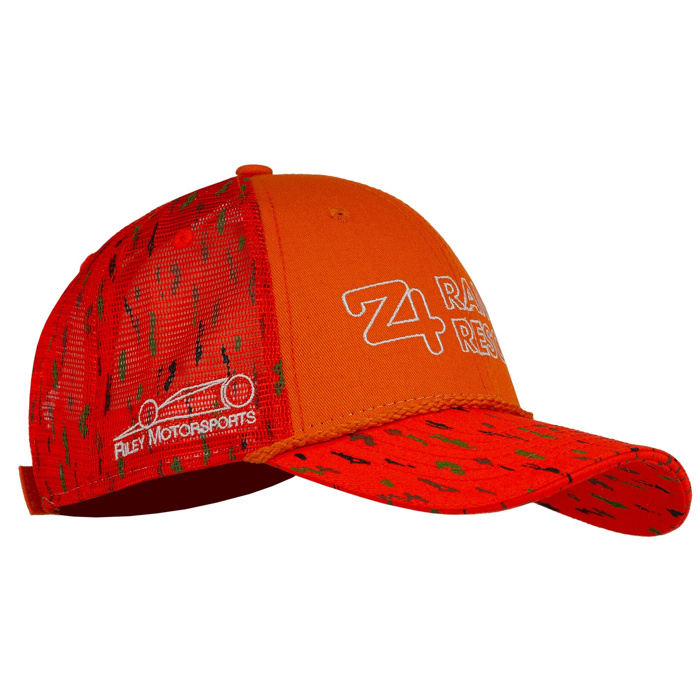 2022 Riley Rope Hat - Orange Camoflauge