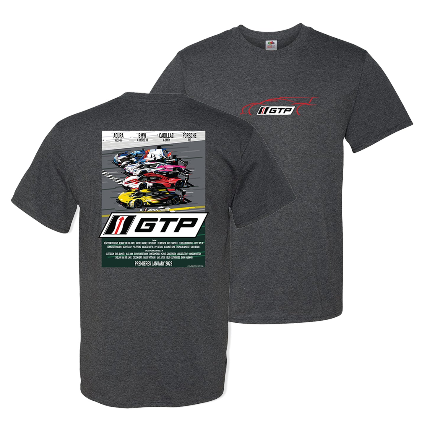 GTP Poster Design Tee - Black Heather