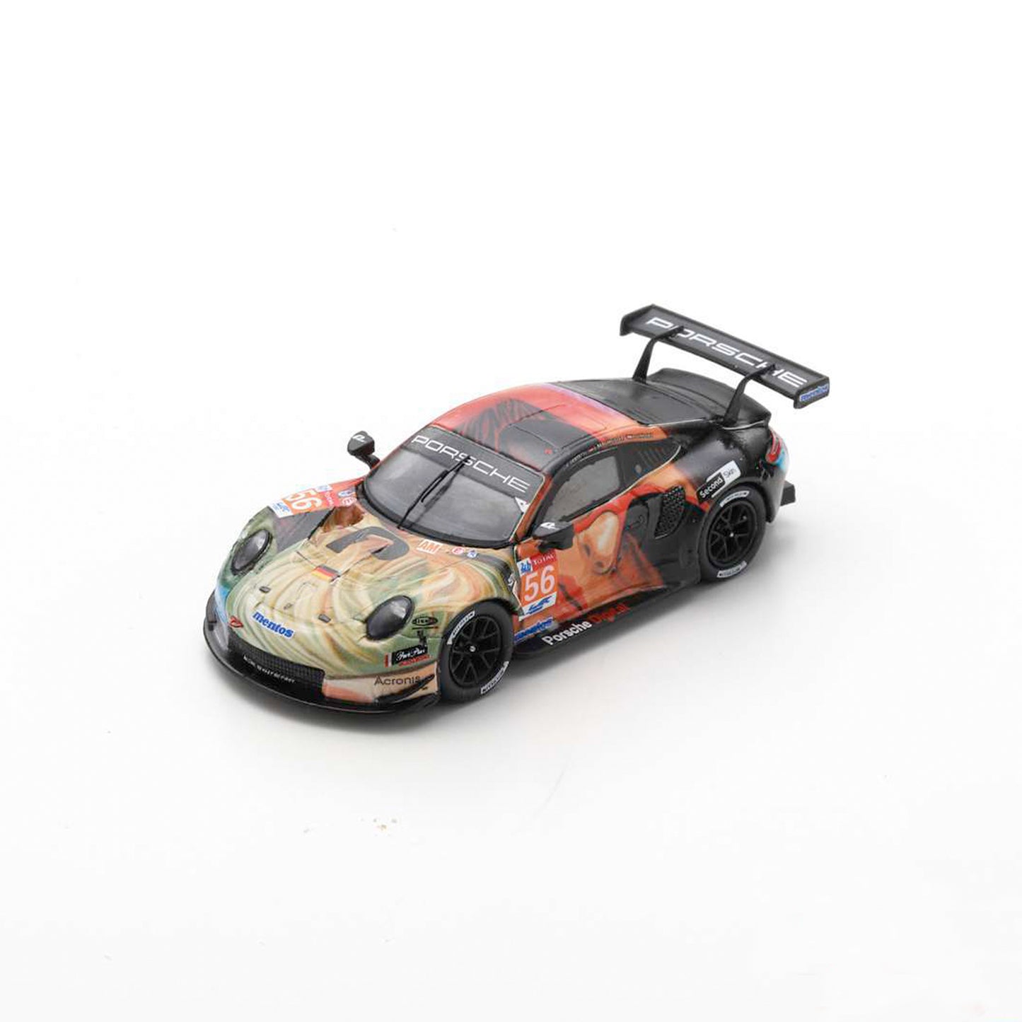 1/87 Porsche 911 RSR No.56 Team Project 1 Winner LMGTE Am class 24H Le Mans 2019 J. Bergmeister - P. Lindsey - E. Perfetti - 87S154