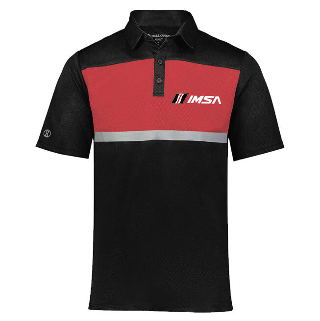 IMSA Prism Polo - Black/Red/Silver