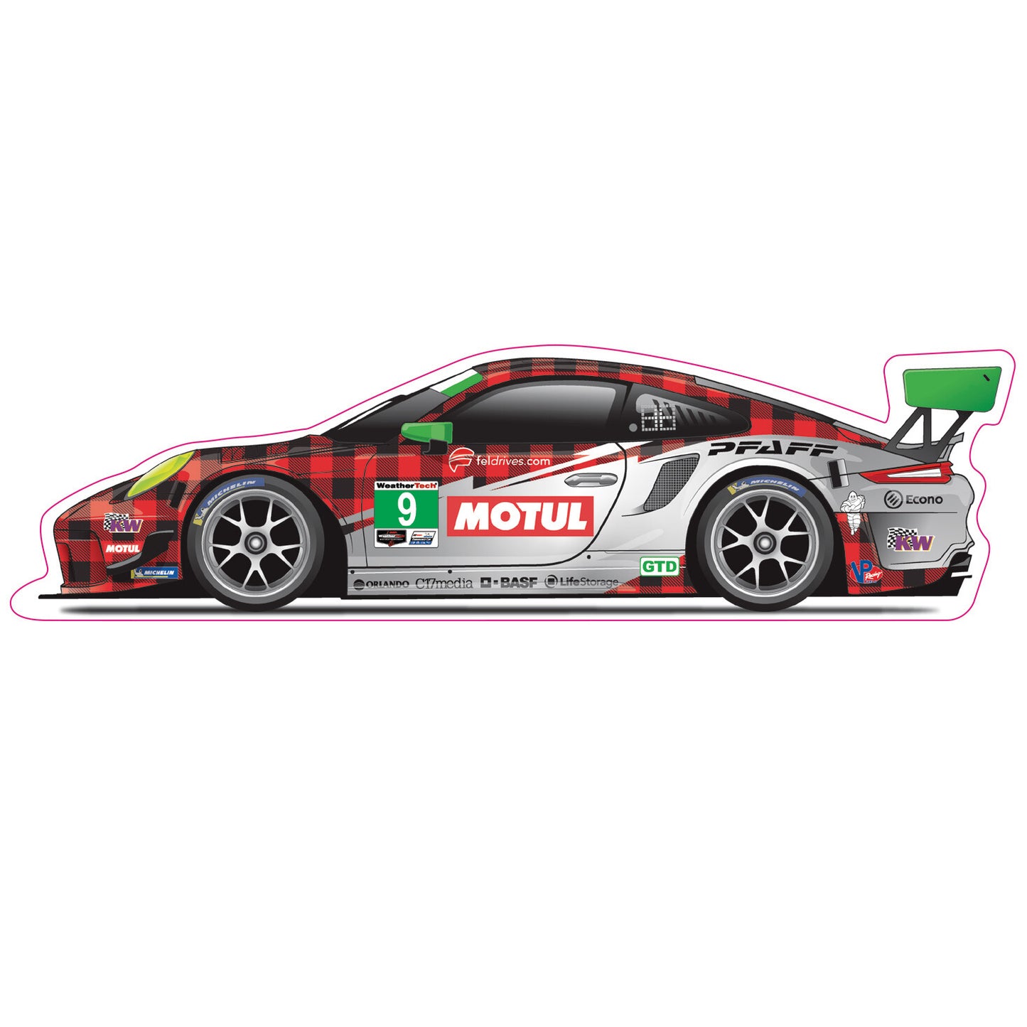 Pfaff Motorsports Decal