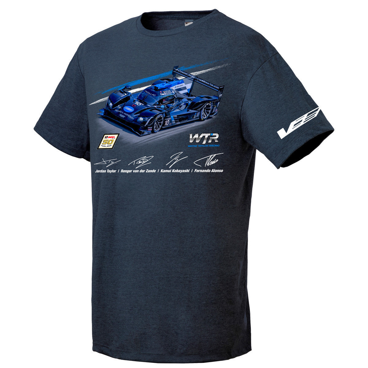 Wayne Taylor Tee - Navy Heather
