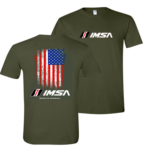 IMSA Made In America Tee- Military Green