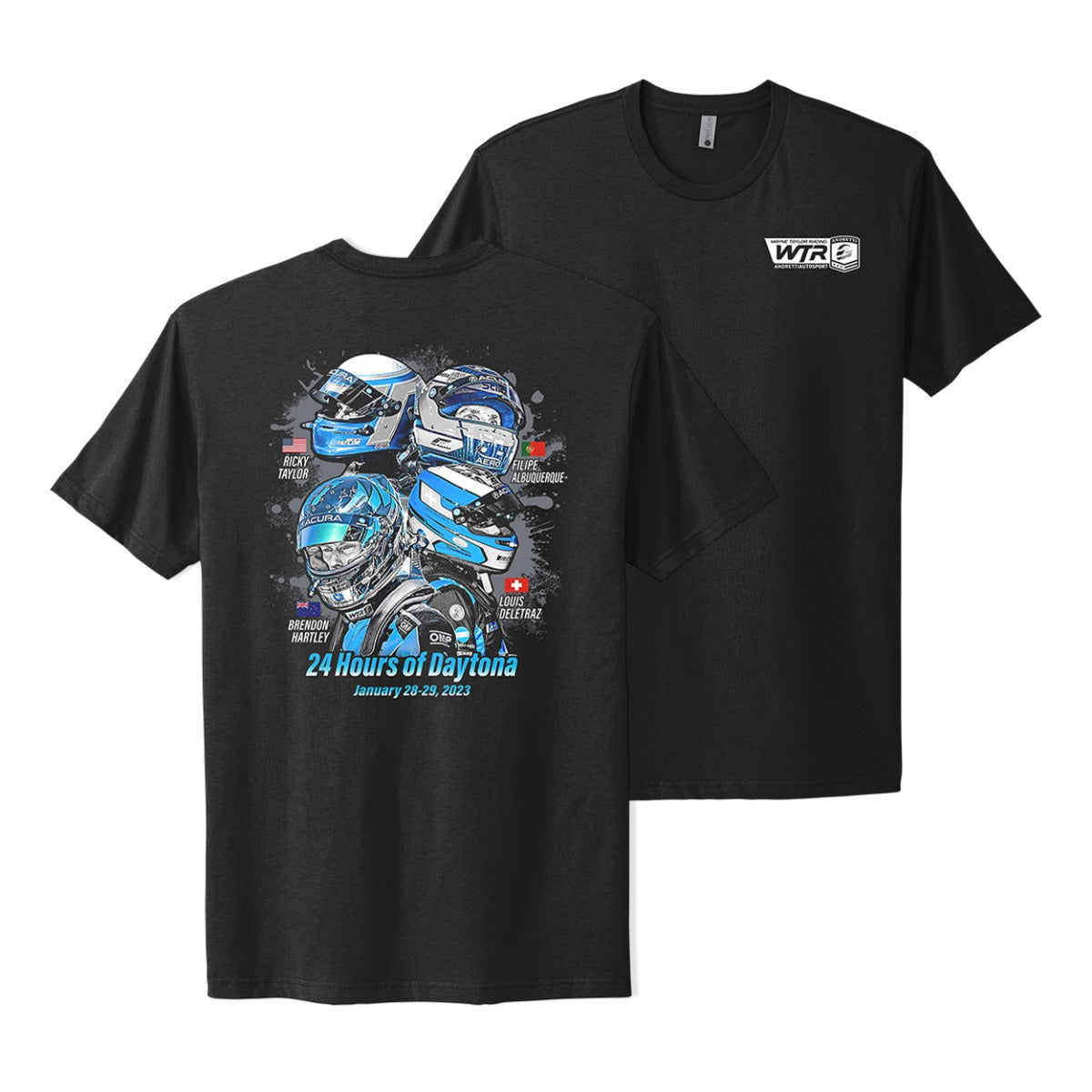 WTR Andretti Driver Tee - Black c