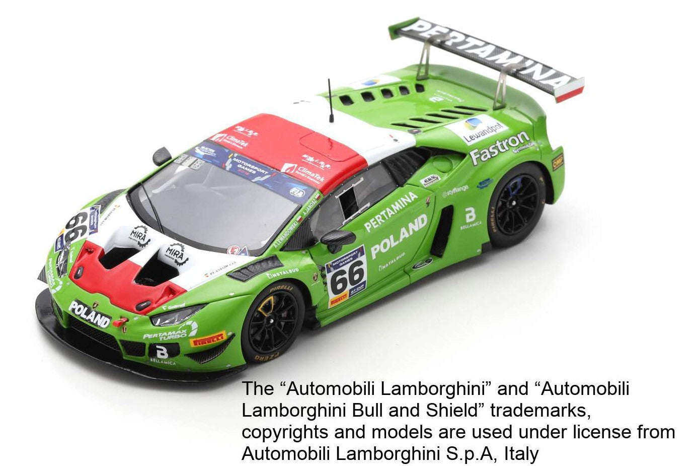 1/43 Team Poland - Lamborghini Huracán GT3 EVO No.66