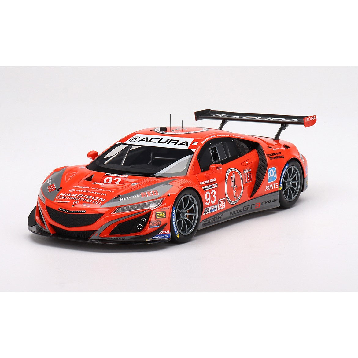 1/18 Acura NSX GT3 EVO22 #93 WTR Racers Edge 2022 Sebring 12 Hr