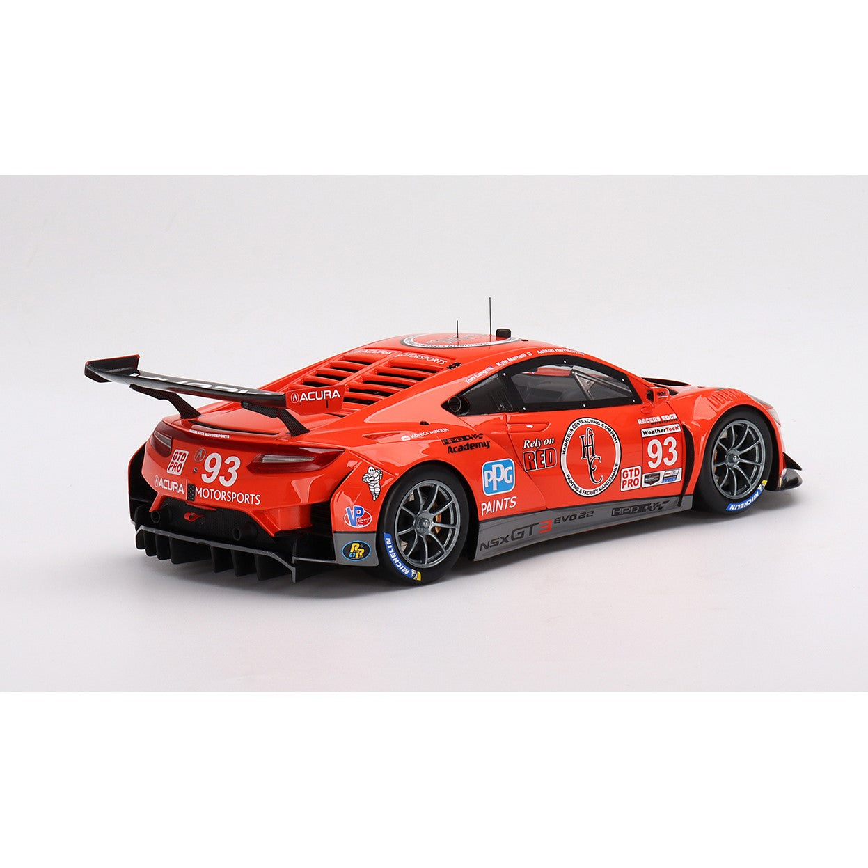 1/18 Acura NSX GT3 EVO22 #93 WTR Racers Edge 2022 Sebring 12 Hr
