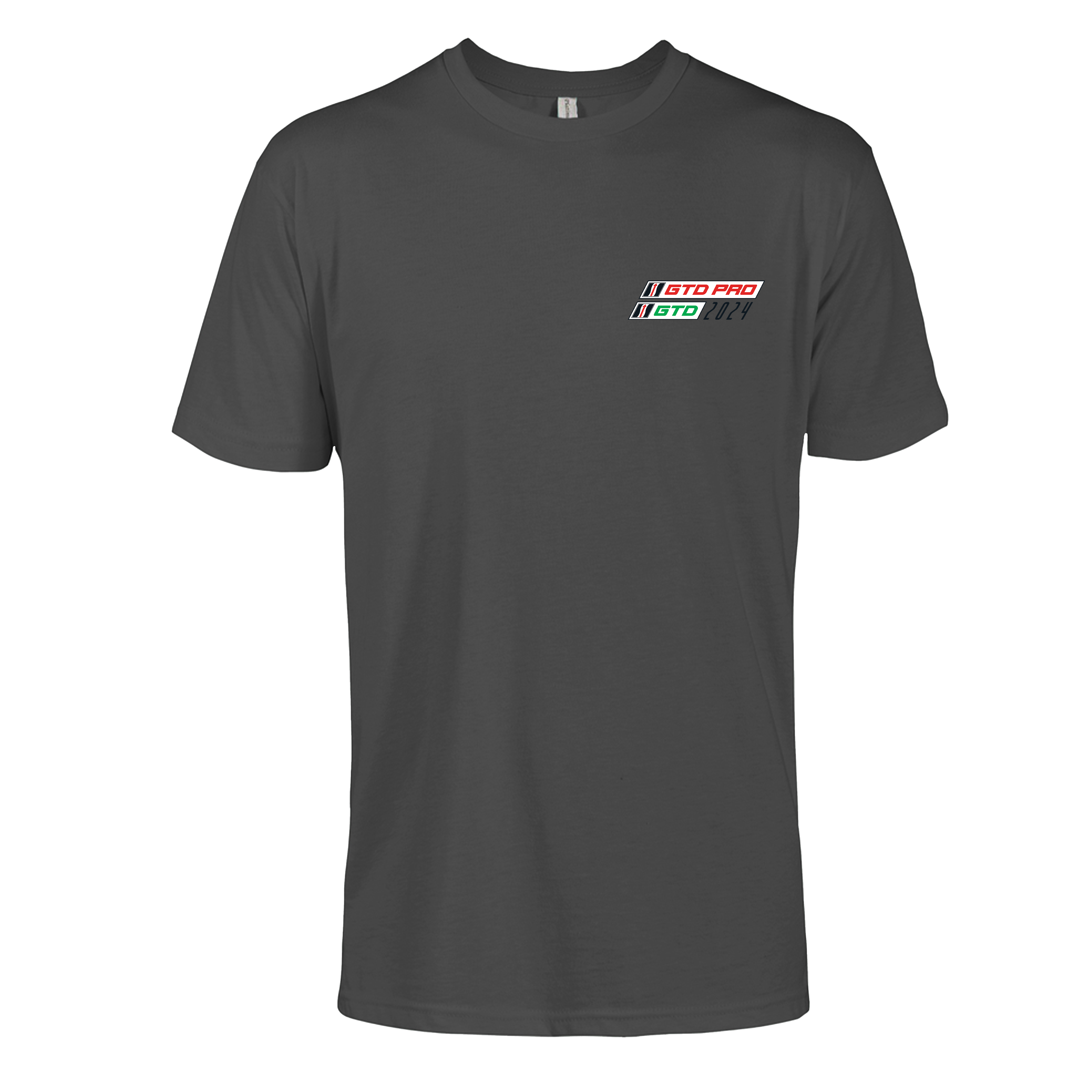 2024 GTD Technical Tee Charcoal Team IMSA   2024 GTD Technical Tee Charcoal Front 