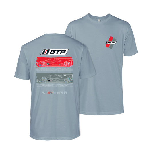 2024 GTP Technical Tee - Steel Blue