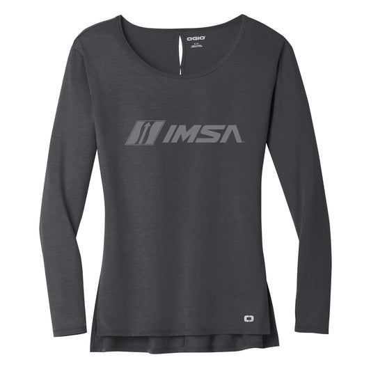 IMSA Ladies Long Sleeve Tunic - Grey
