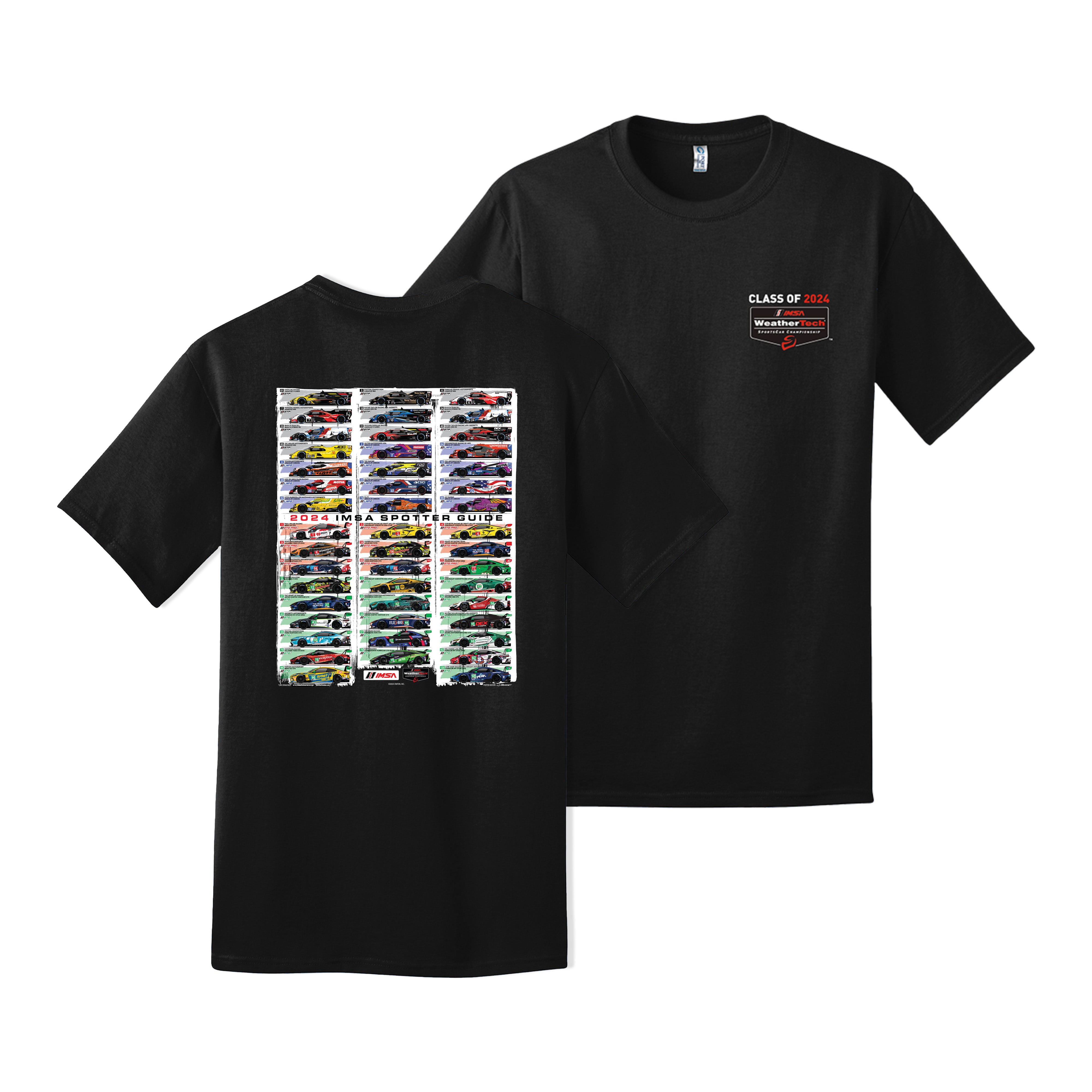 2024 IMSA Spotter Guide Tee Black