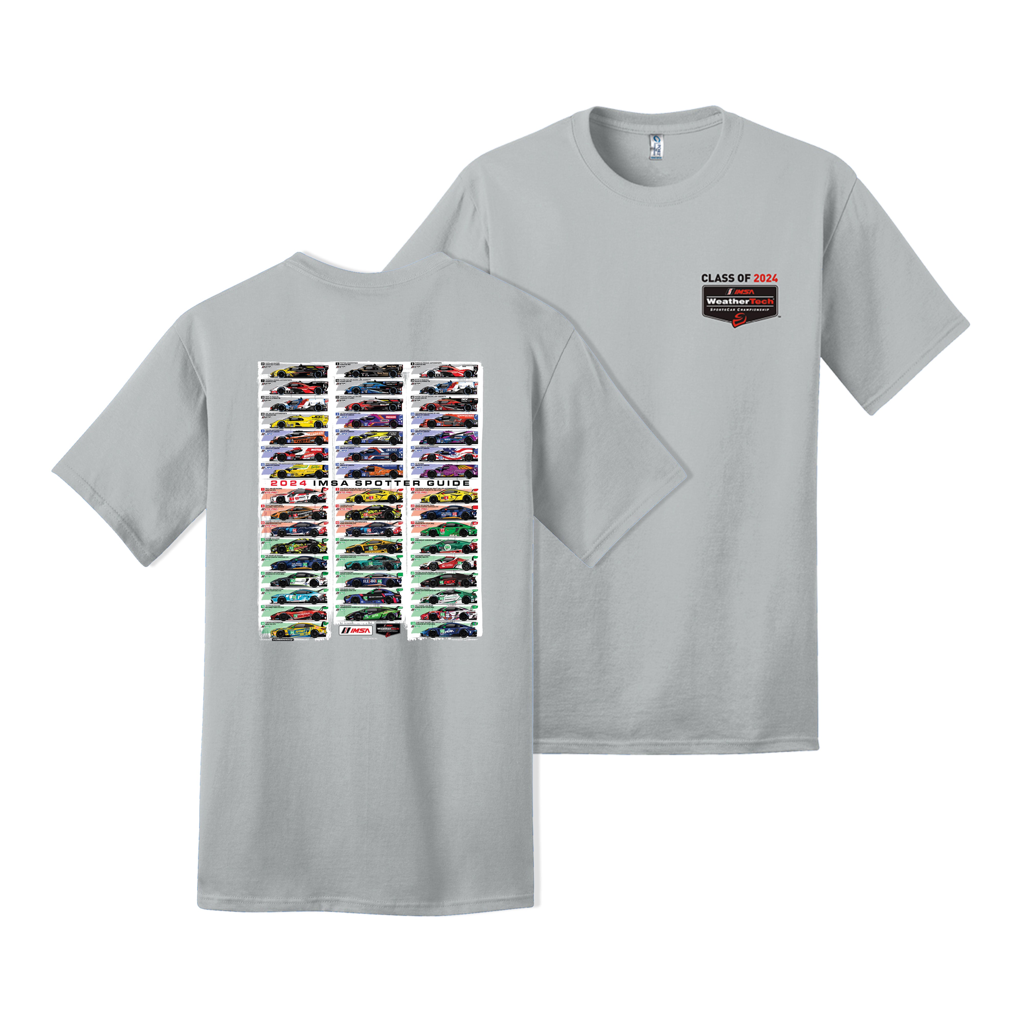 2024 IMSA Spotter Guide Tee Silver