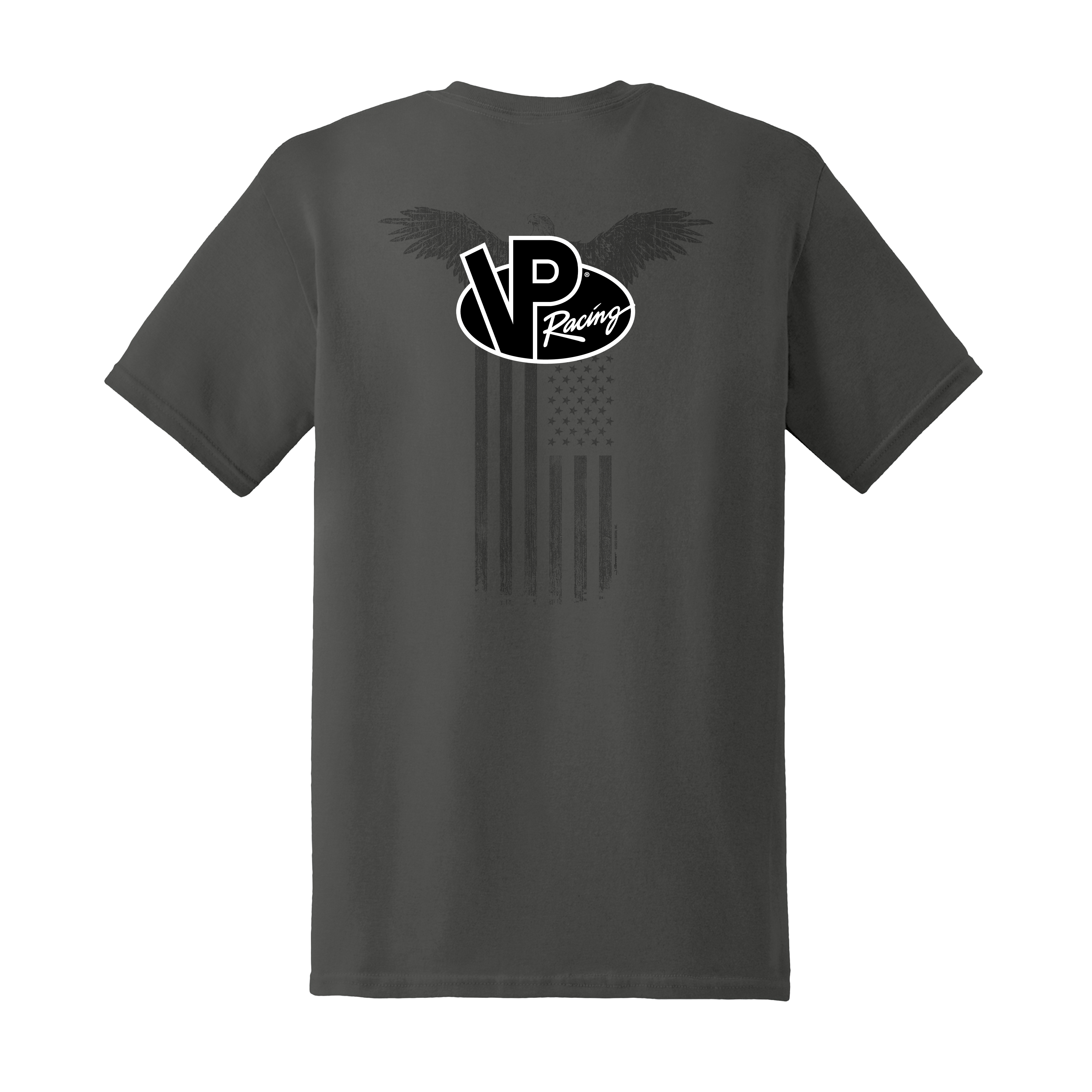 VP Racing Tonal American Flag Tee - Charcoal