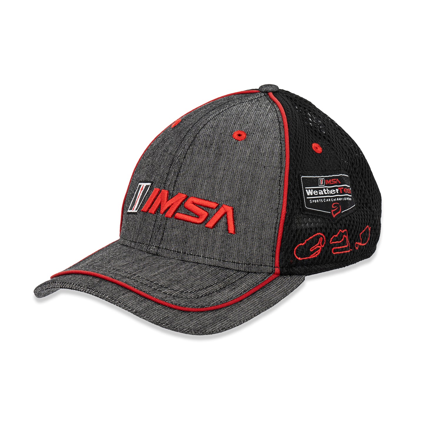 2024 IMSA Track Outline Hat - Charcoal/Black – Team IMSA