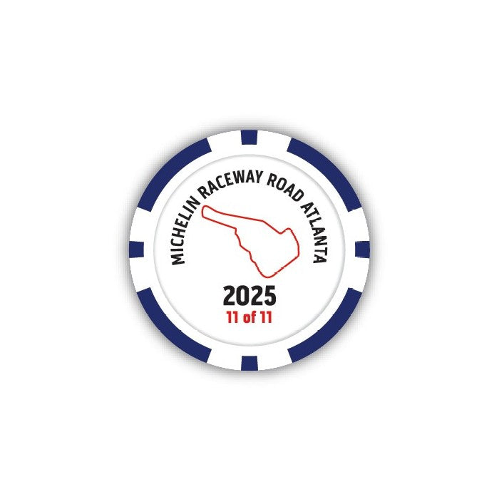 2025 Michelin Raceway Road Atlanta Poker Chip