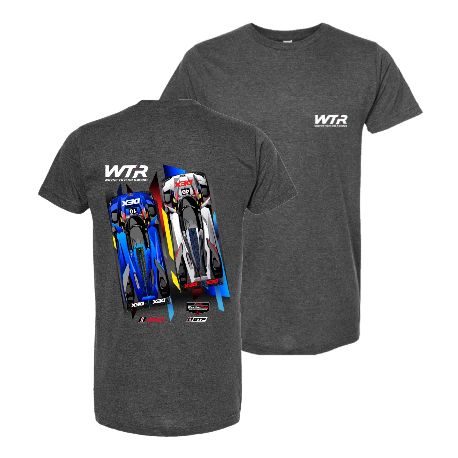 2025 Wayne Taylor Racing Team Tee - Heather Charcoal