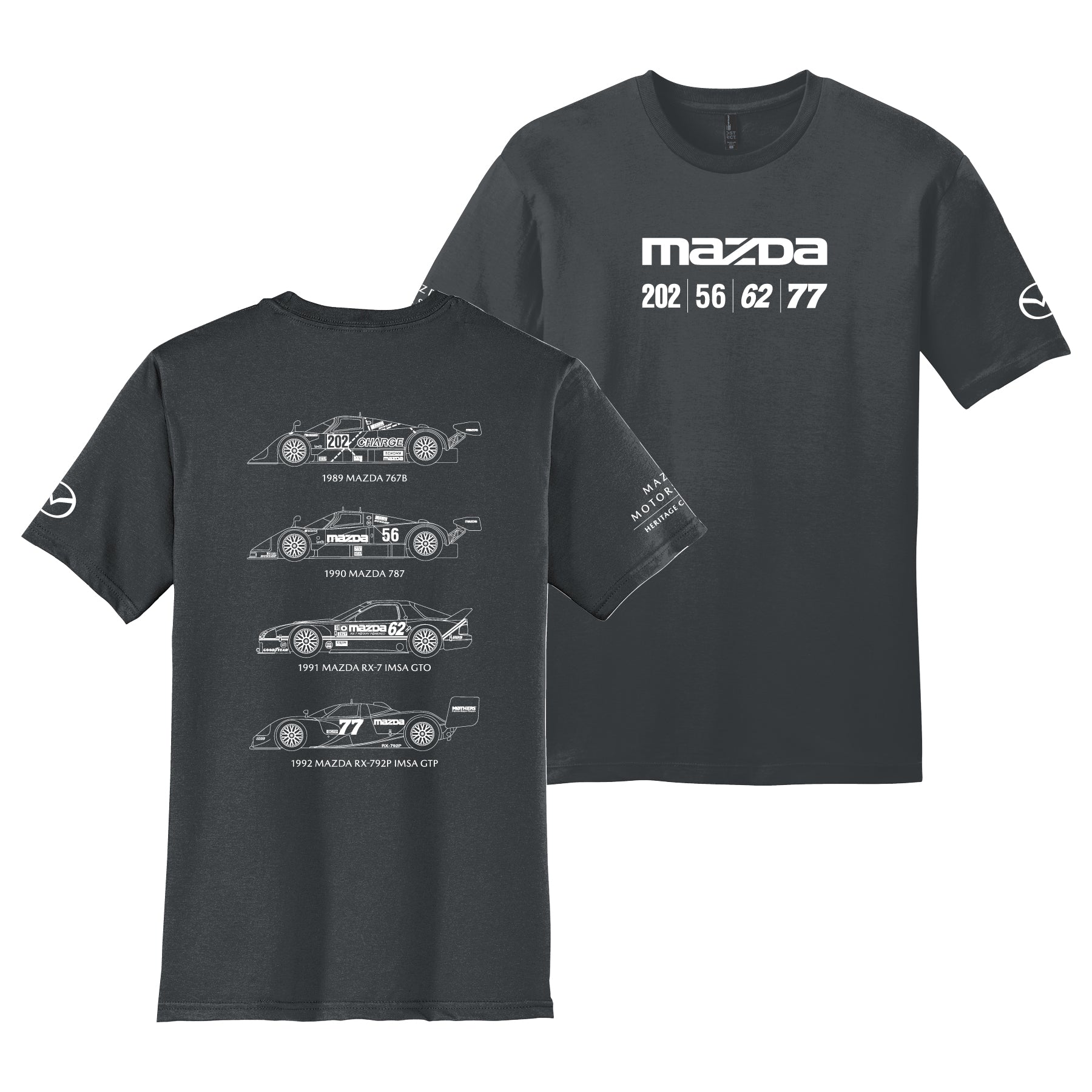 2026 Mitty Mazda Heritage Collection Tee - Charcoal