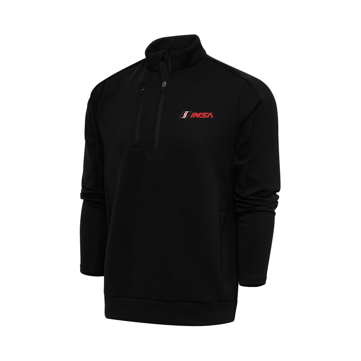 IMSA Antigua Generation 1/4 Zip Pullover - Black/Carbon